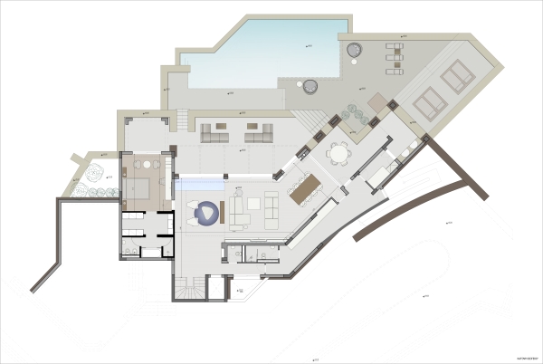 Living Room Level Floorplan 