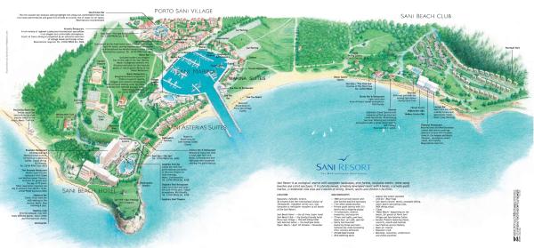 Resort Map - Sani Resort