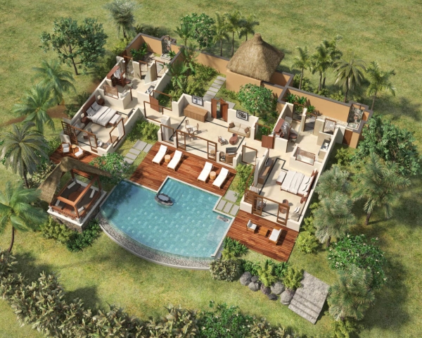 Oceanfront Double Suite Pool Villa 