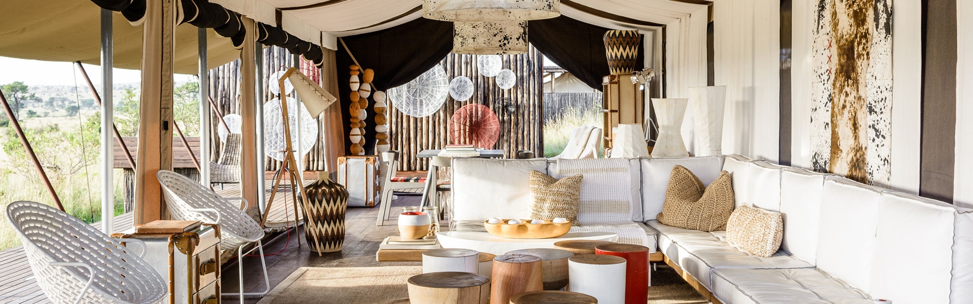Lounge - Singita Mara River Tented Camp