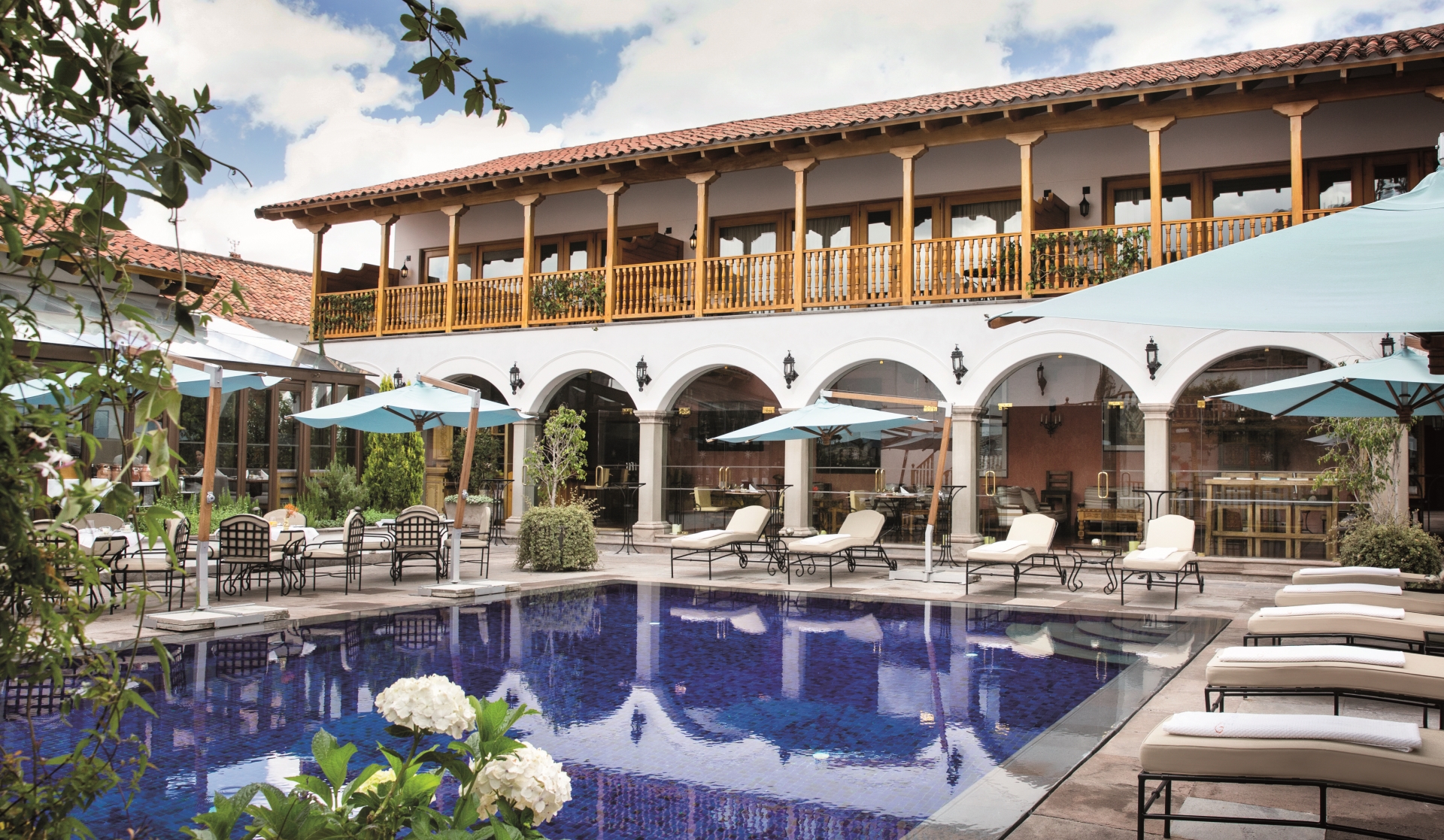 Courtyard pool - Belmond Palacio Nazarenas
