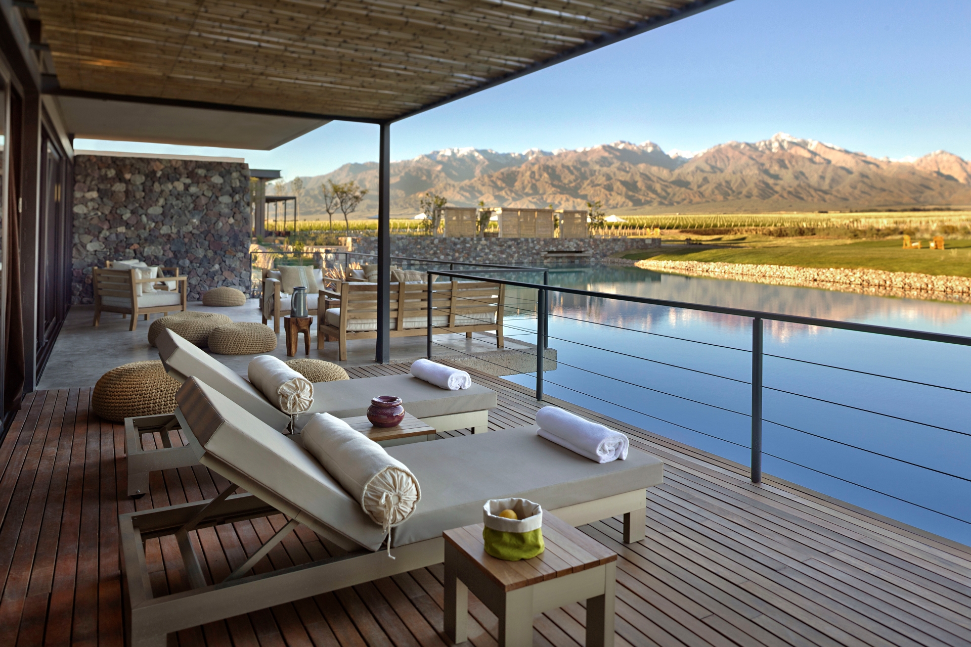 Terrace and pool views - The Vines Resort & Spa