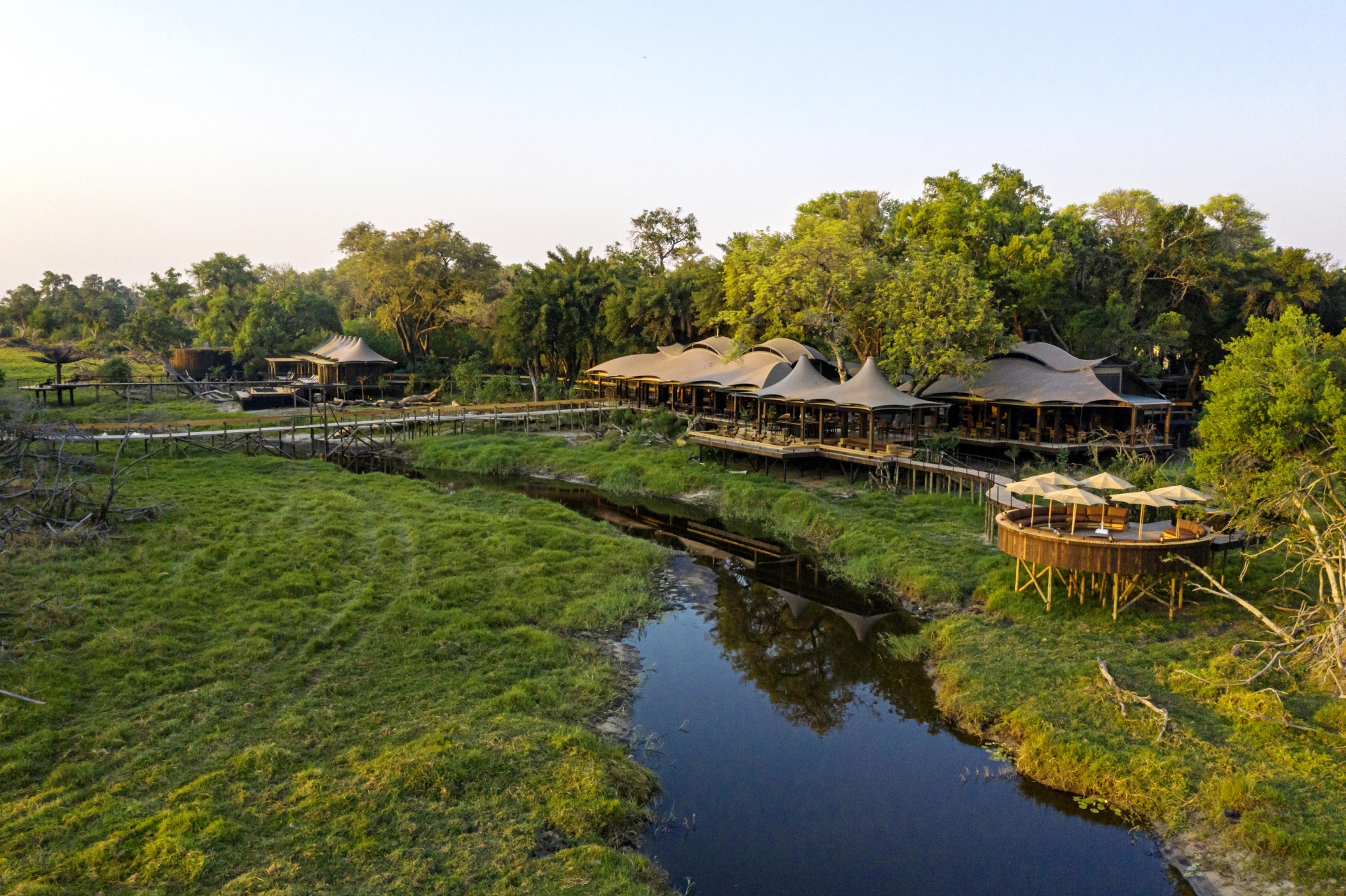 Aerial View - Xigera Safari Lodge 