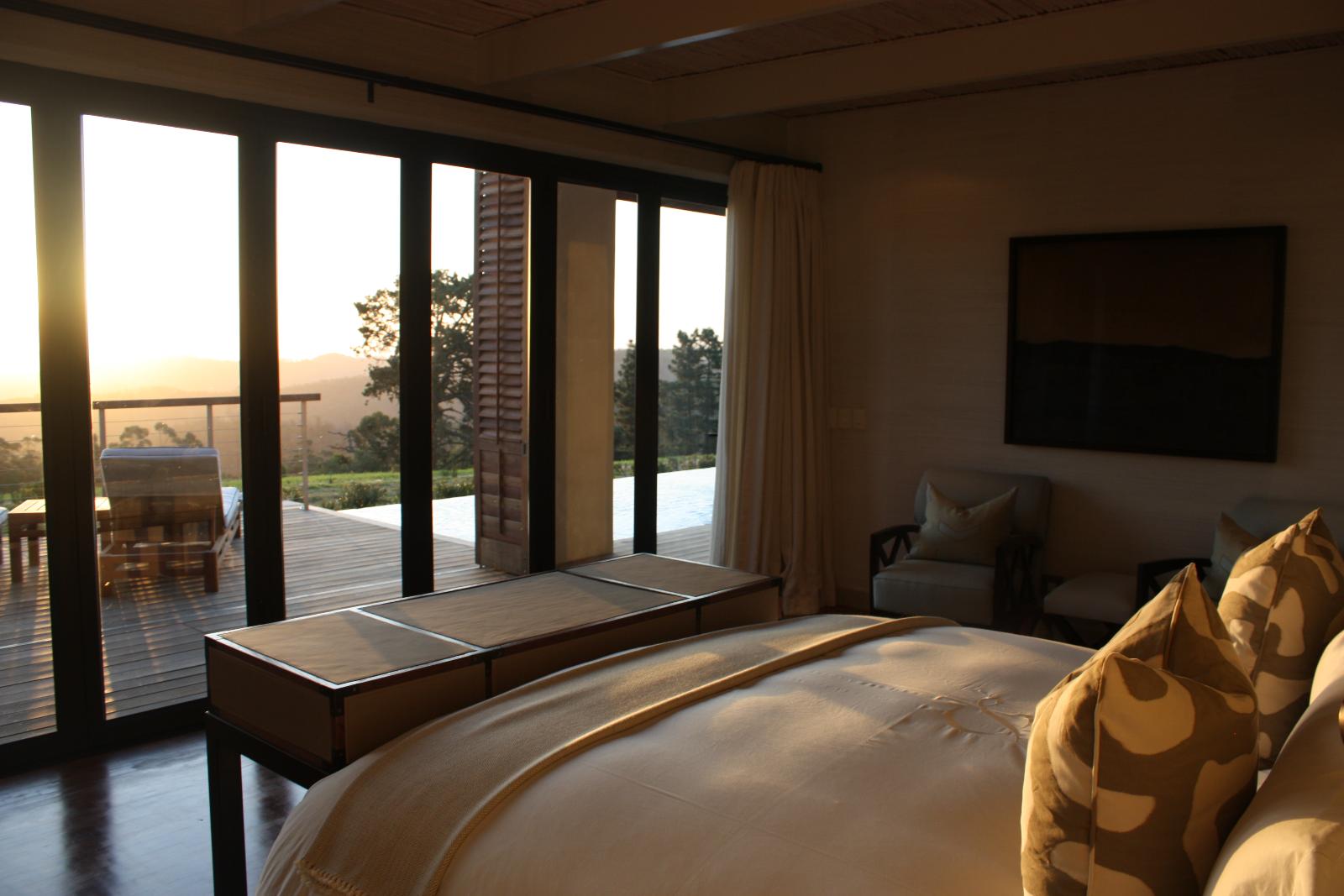 Owner's Lodge Bedroom with View - Delaire Graff Estate