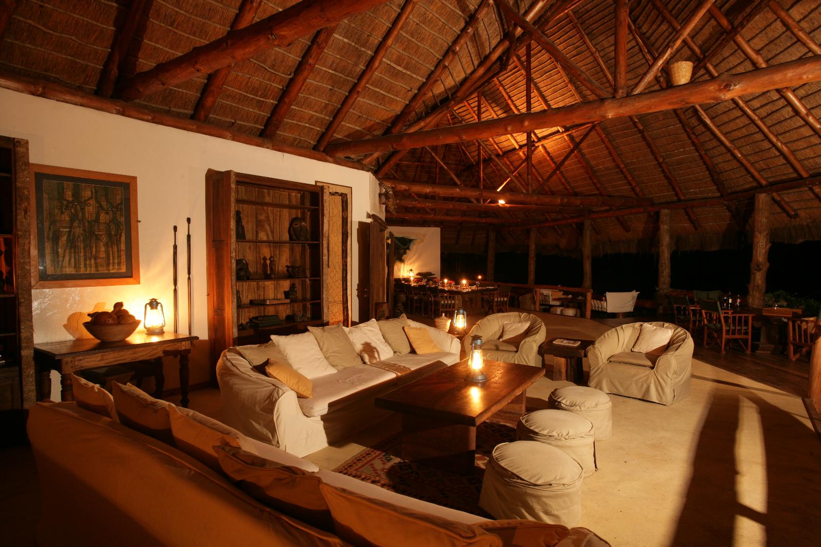 The sitting room  - Semliki Lodge