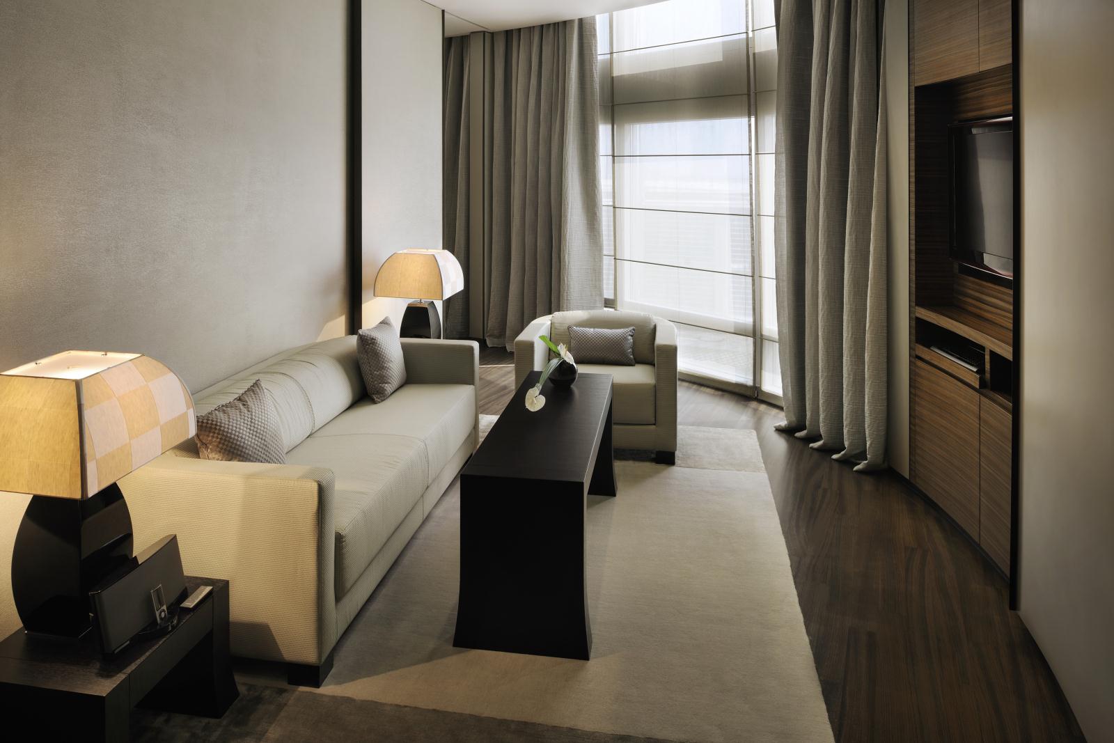 Classic Living Room - Armani Hotel Dubai
