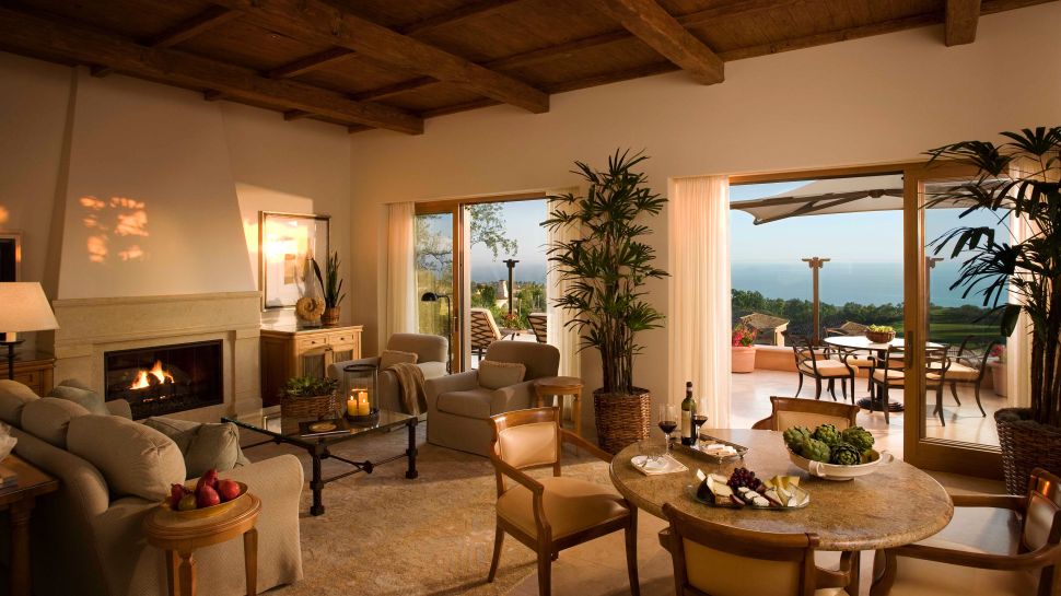 Villa Living Room - Resort at Pelican Hill