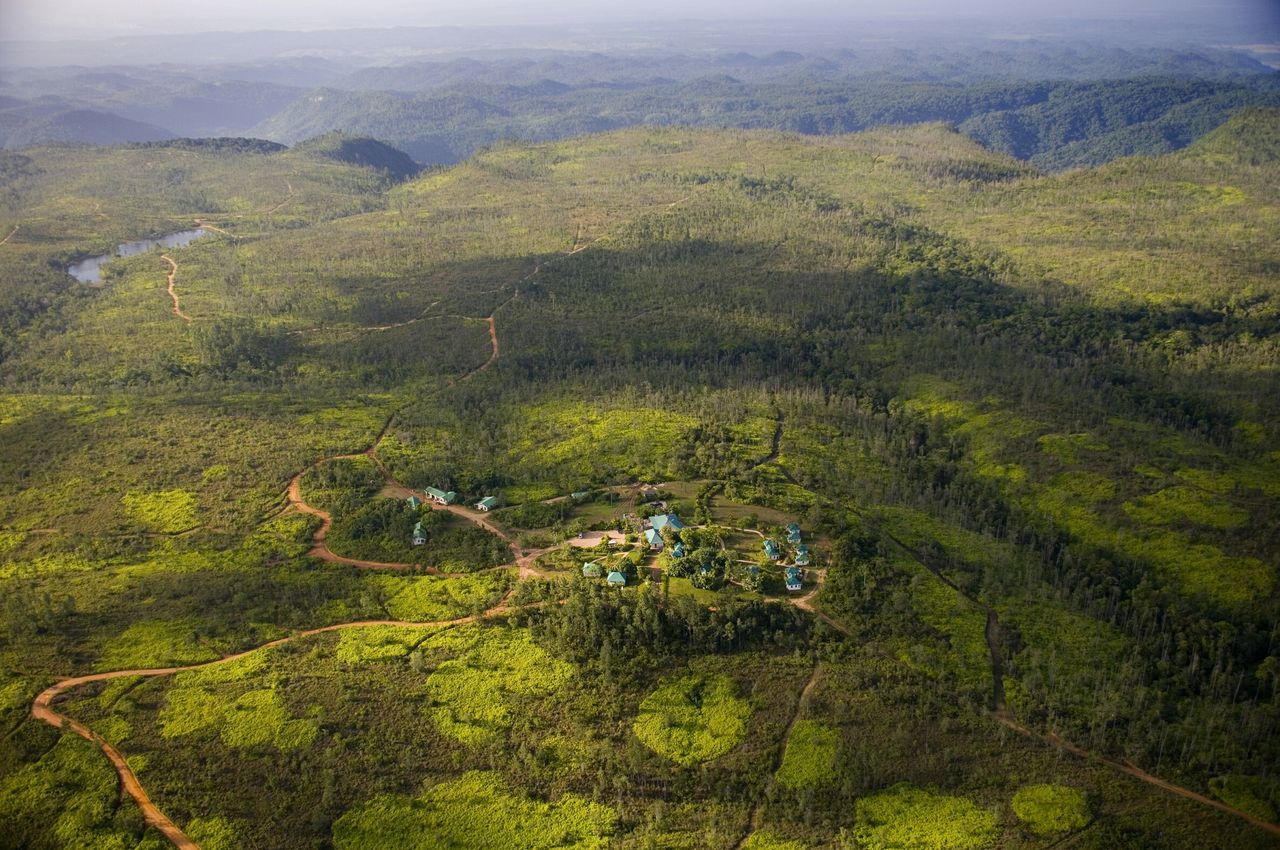 Aerial shot of Hidden Valley