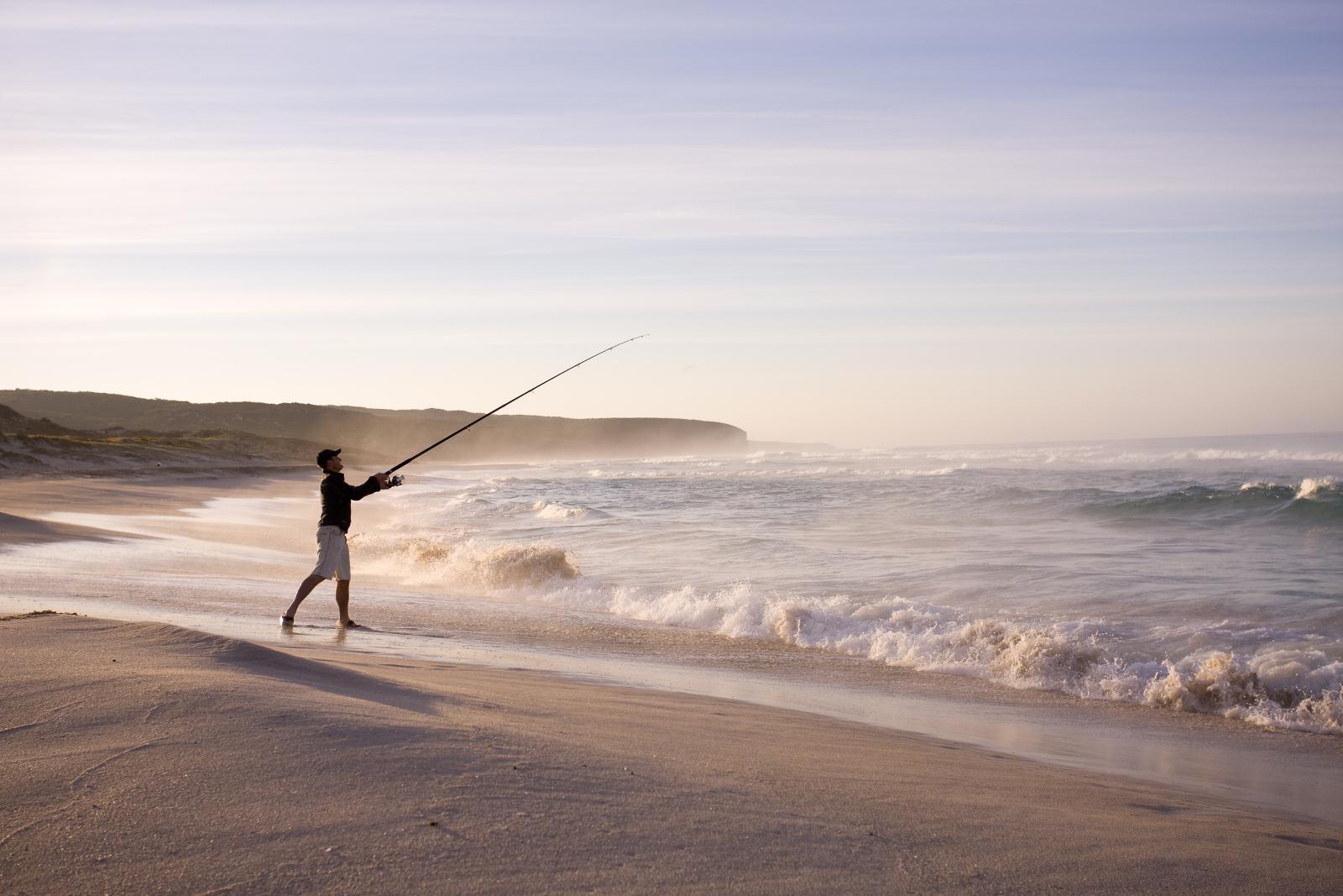 Beach Fishing, Southern Ocean Lodge - Ultimate Australia and New Zealand