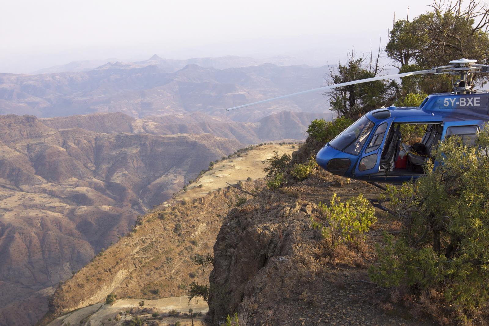 Sunrise on the Simien Mountains - Ethiopia By Helicopter