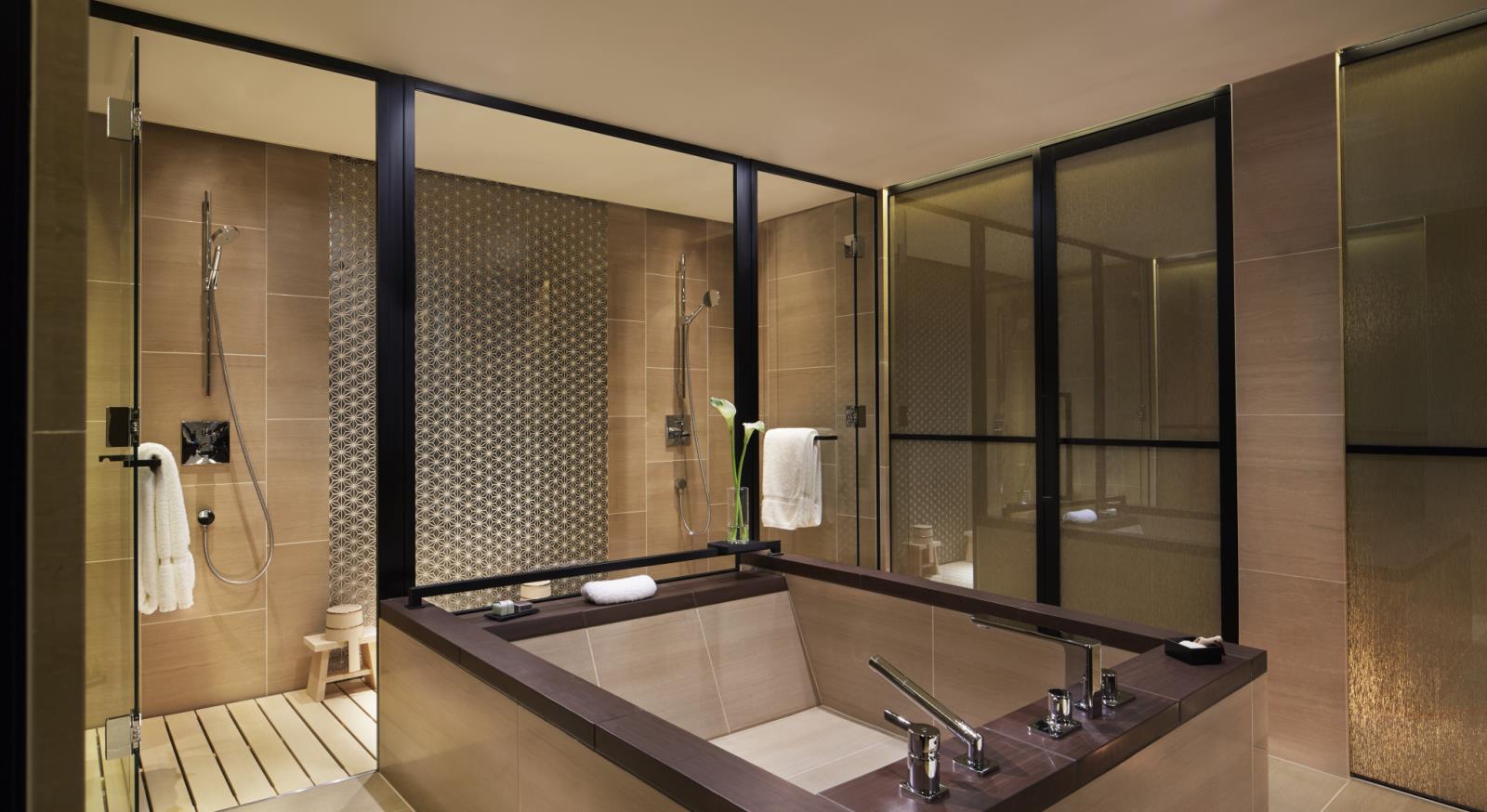 Large Sunken Bath - Ritz Carlton Kyoto