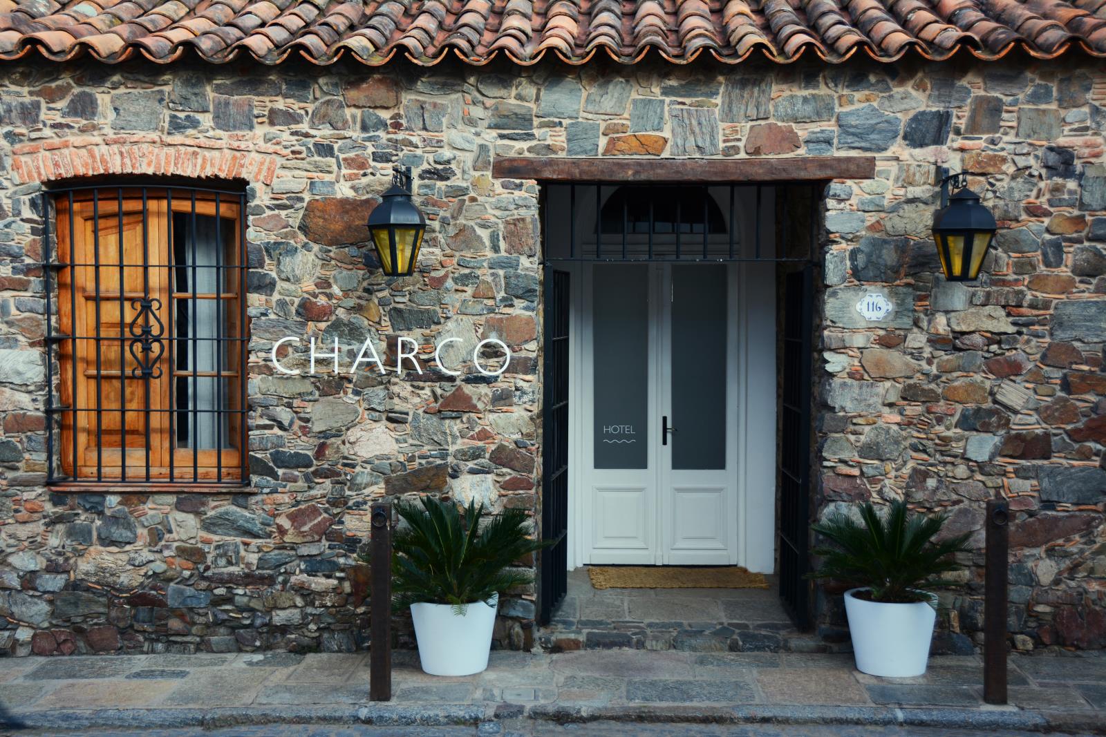 Original Portuguese buildings  - Charco Hotel