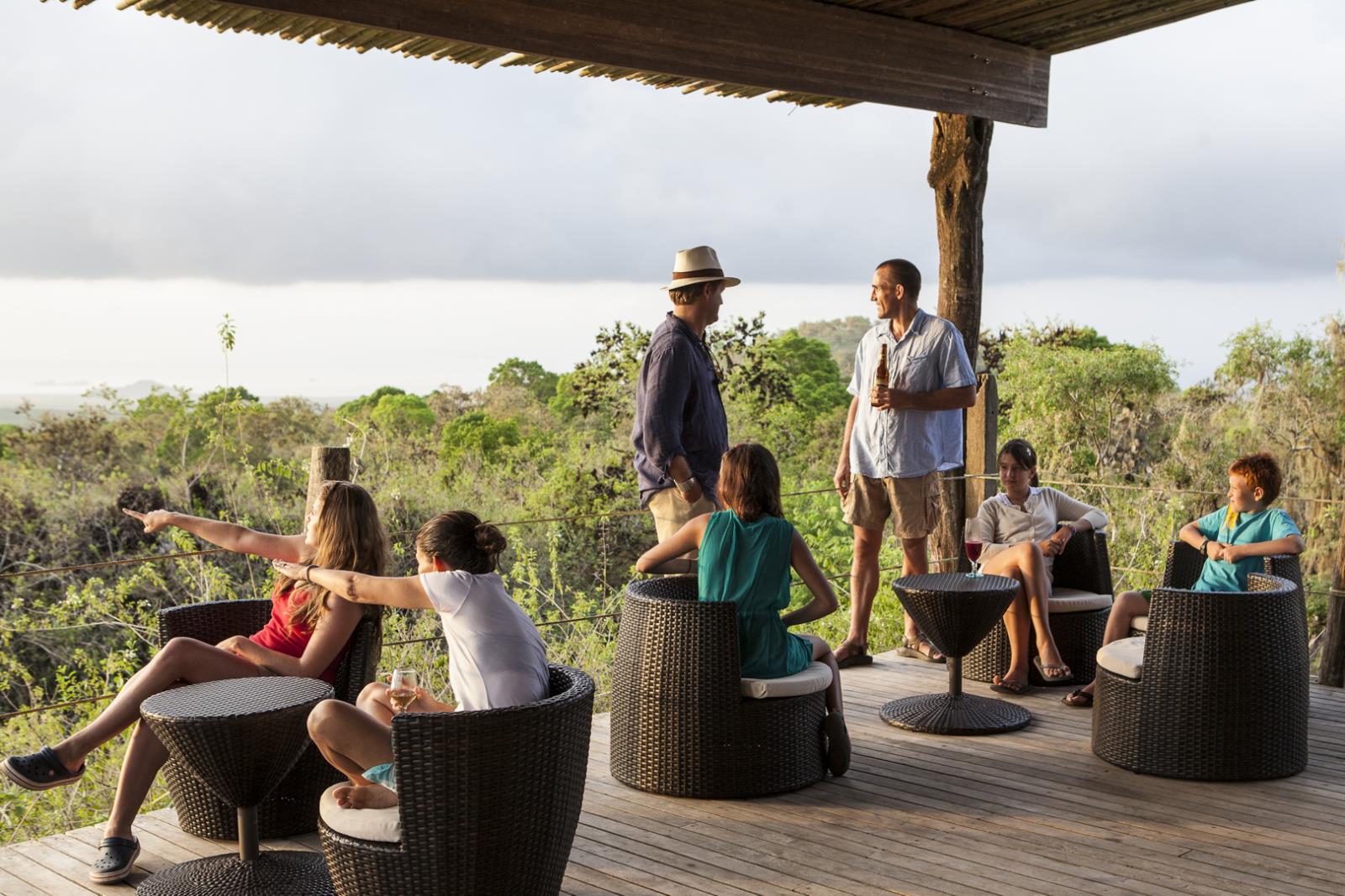 Viewing deck - Galapagos Safari Camp