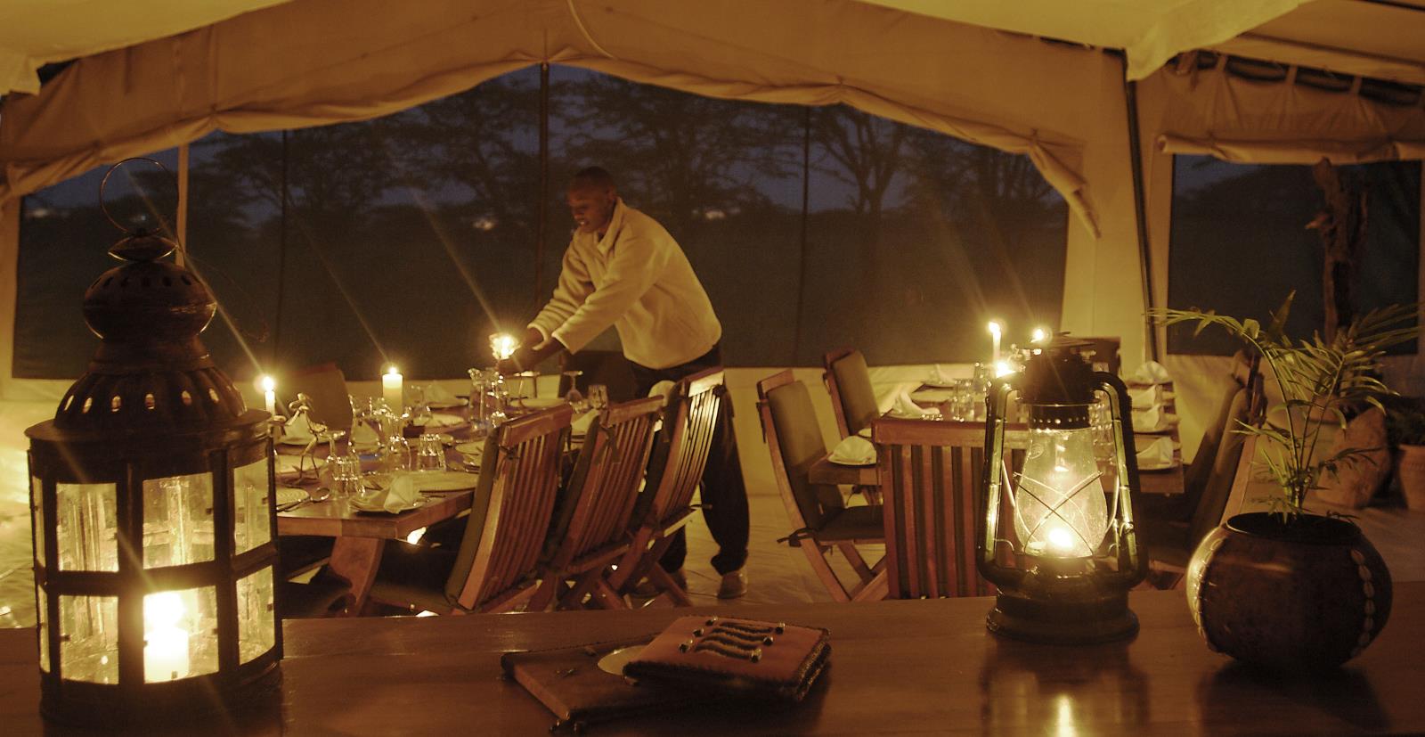 Dining tent - Kicheche Bush Camp