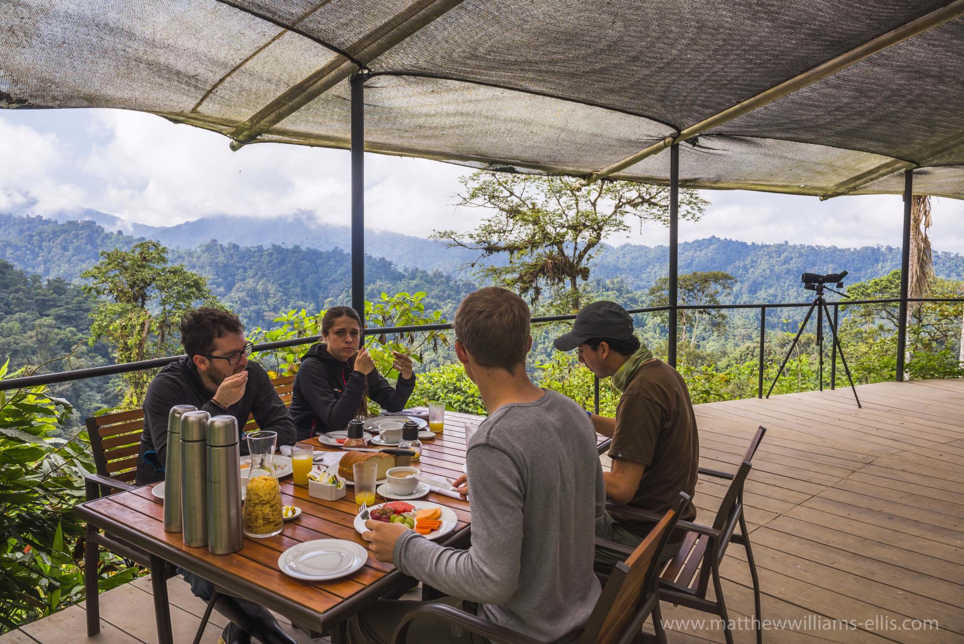 Breakfast above the Jungle  - Mashpi Lodge