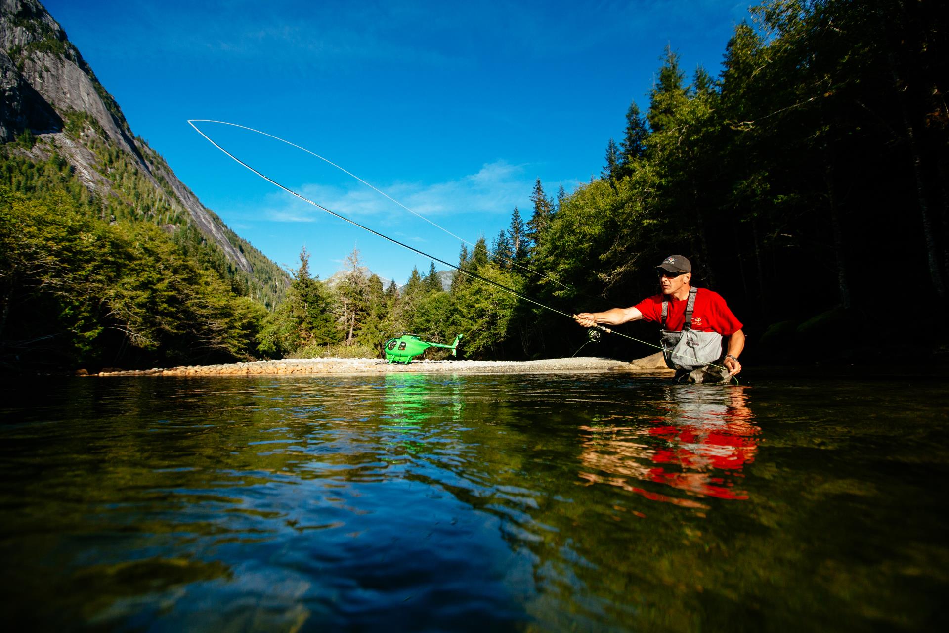 Heli fishing - West Coast Canada In Style