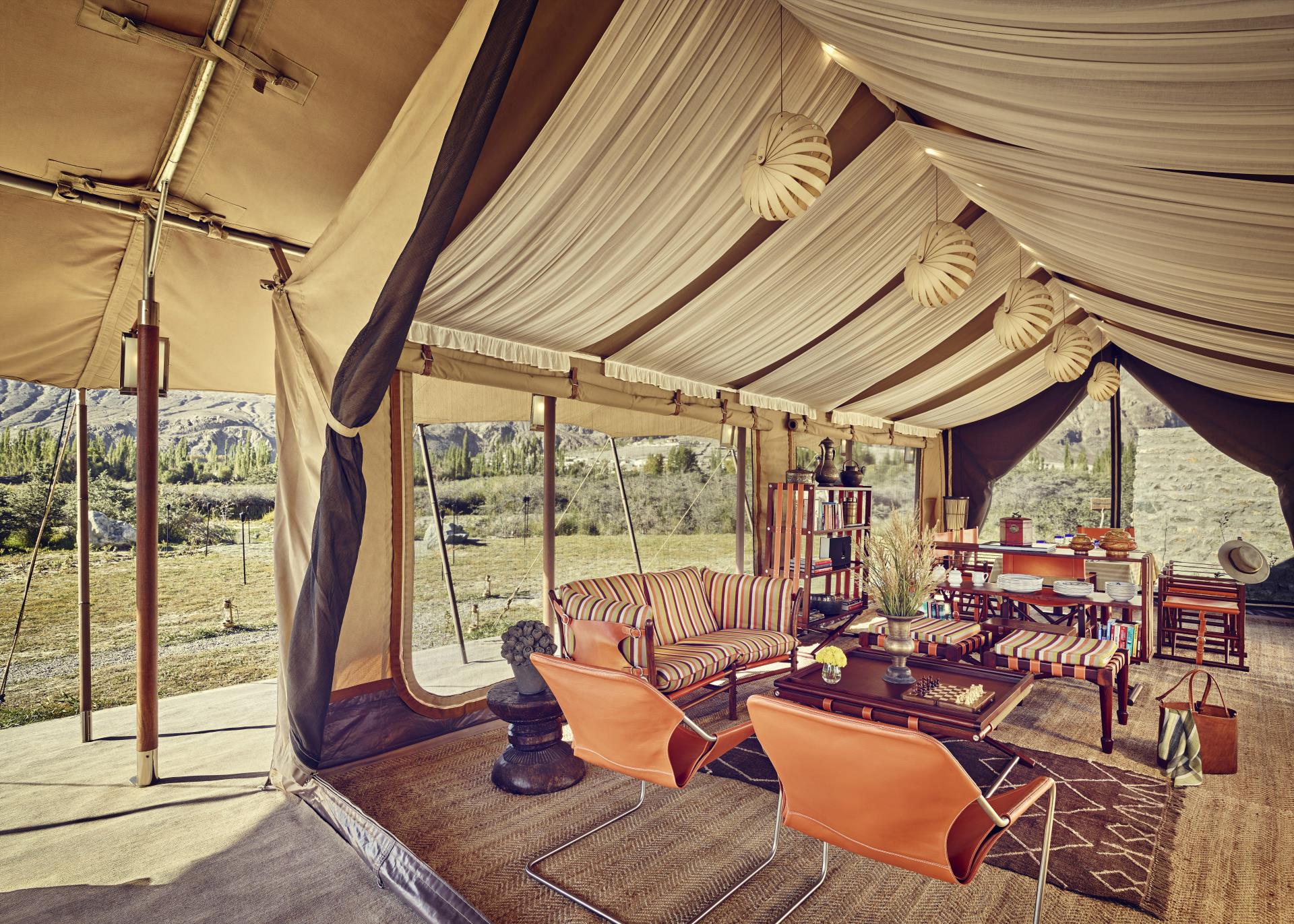 Reception Tent - Diskit, Nubra Valley