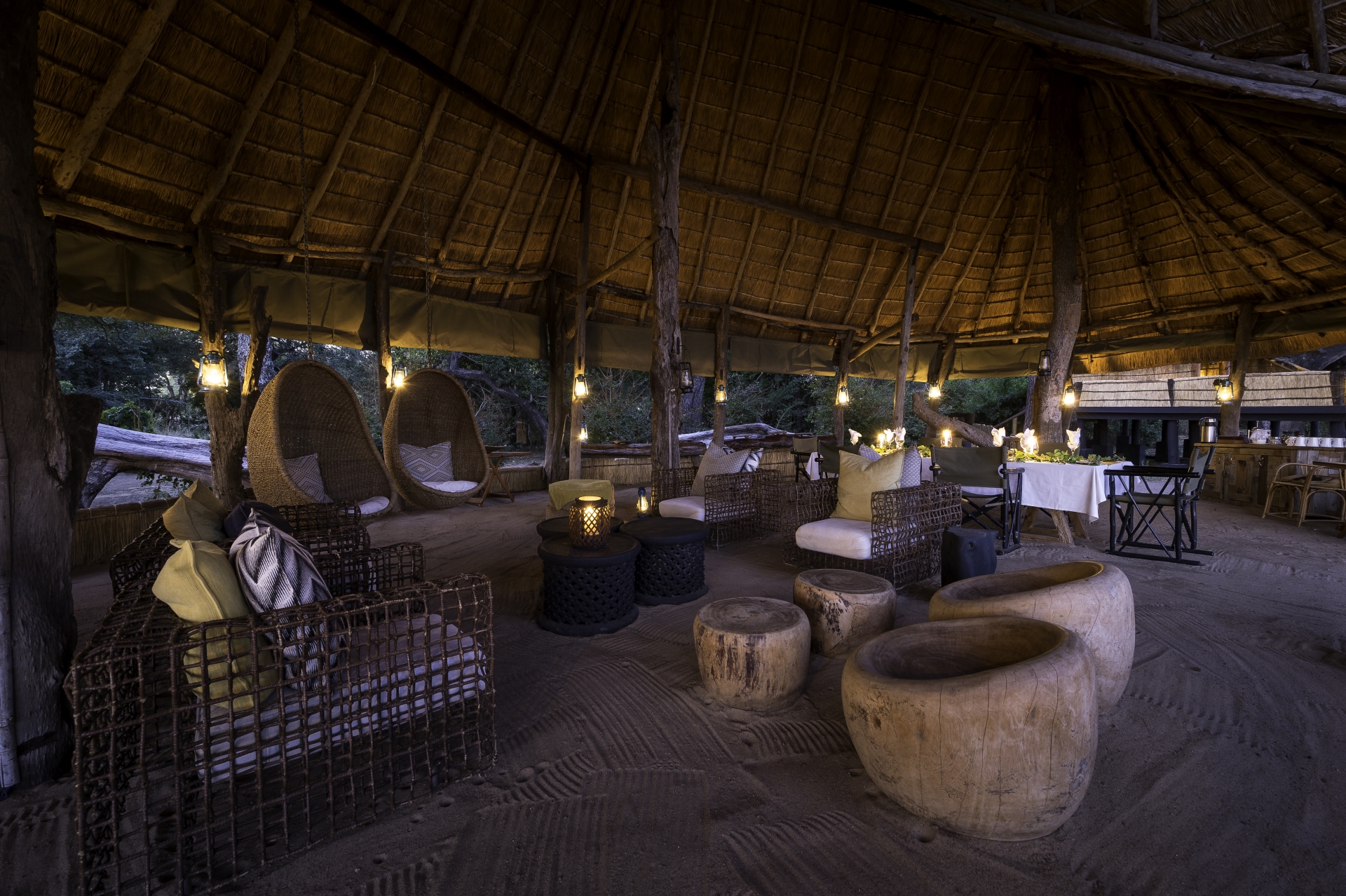 Lounge area - Chamilandu Bush Camp
