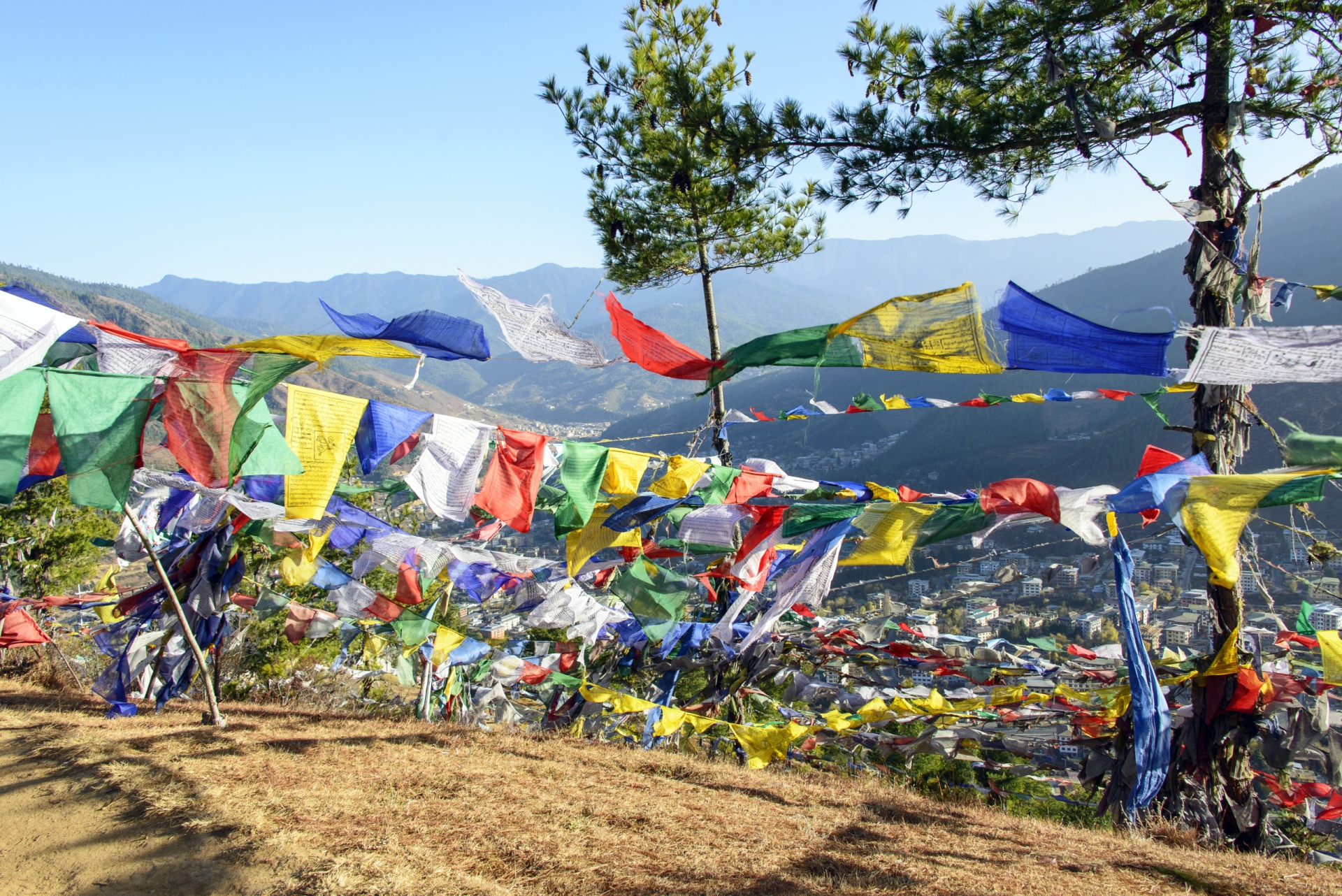 View over Thimphu City - Amankora Thimphu