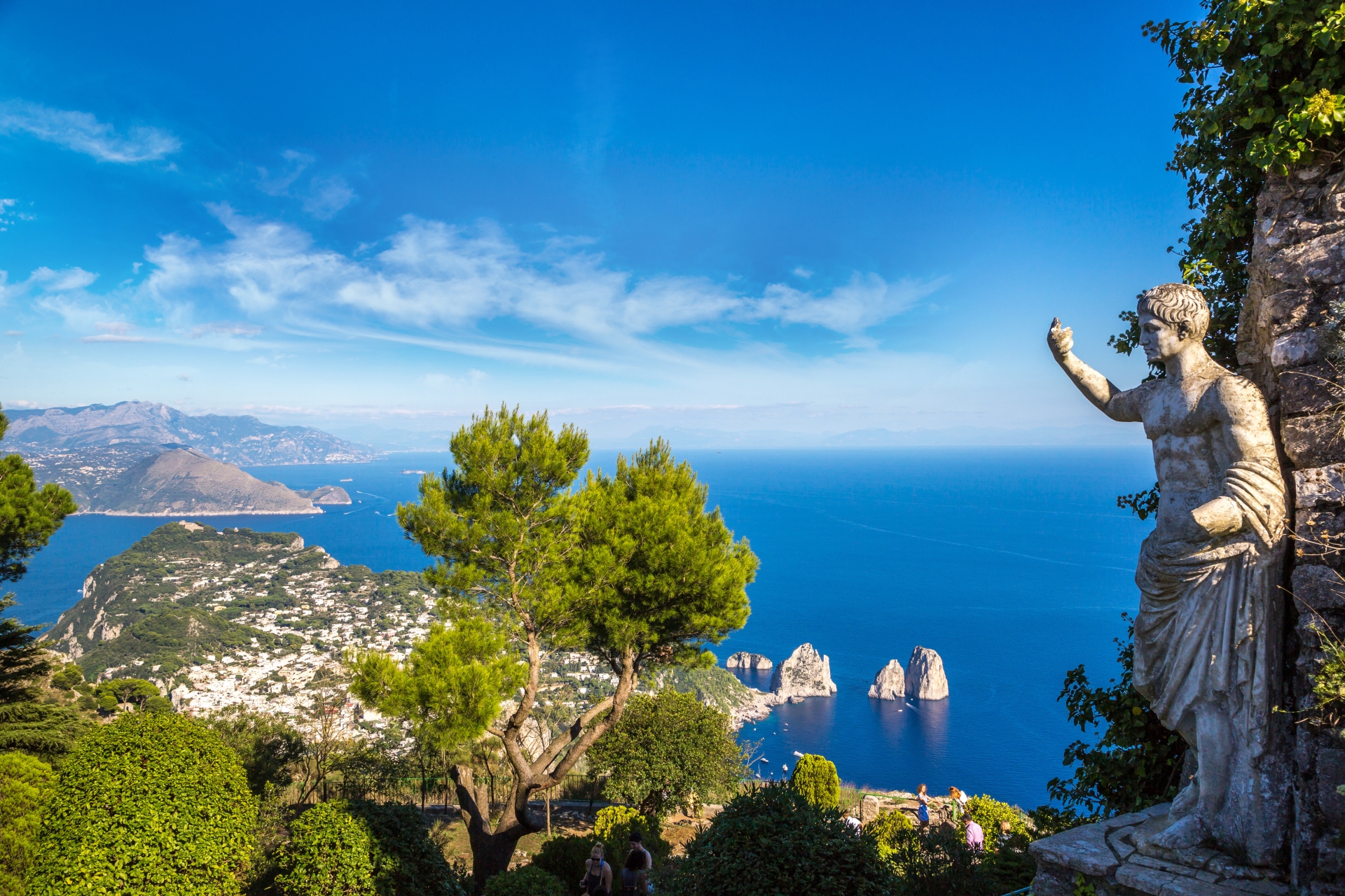 View of Capri - Honeymoon on the Amalfi Coast