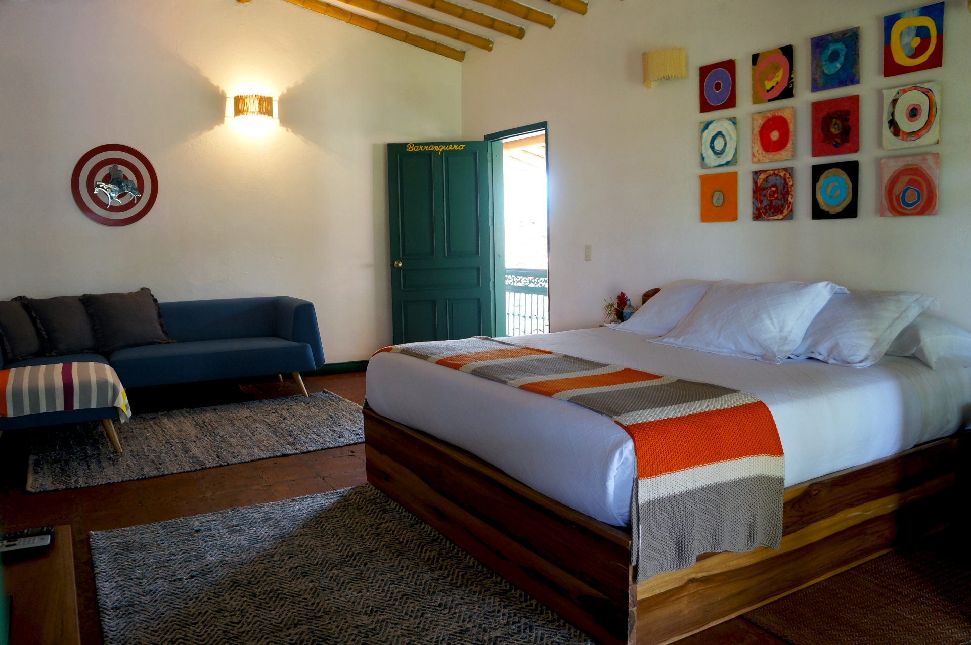 Junior Suite bedroom - Hacienda Bambusa