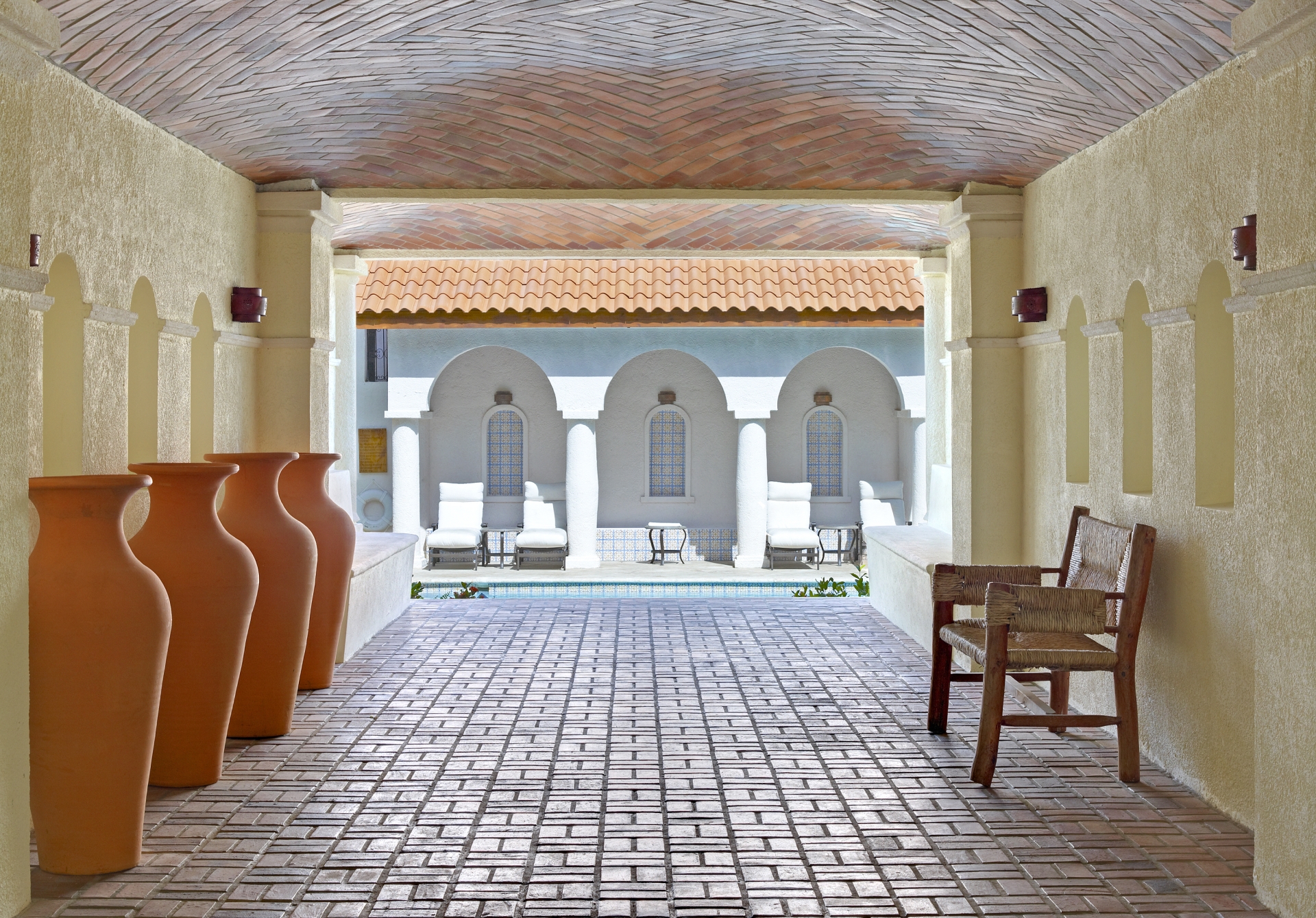 Courtyard Spanish Corridor - Cap Maison St Lucia