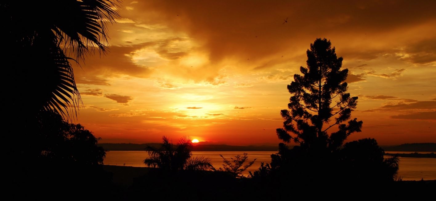 Sunset view - Karibu Guest House