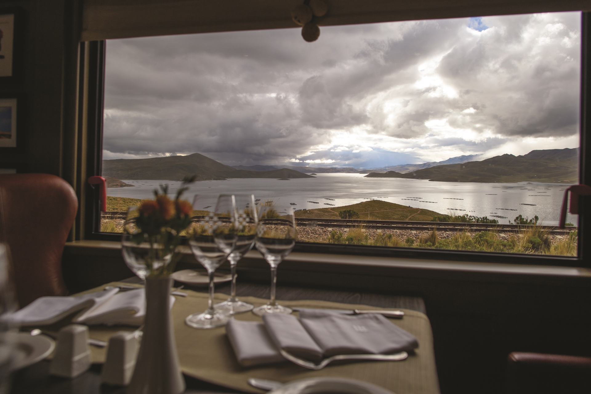 Restaurant views - Belmond Andean Explorer