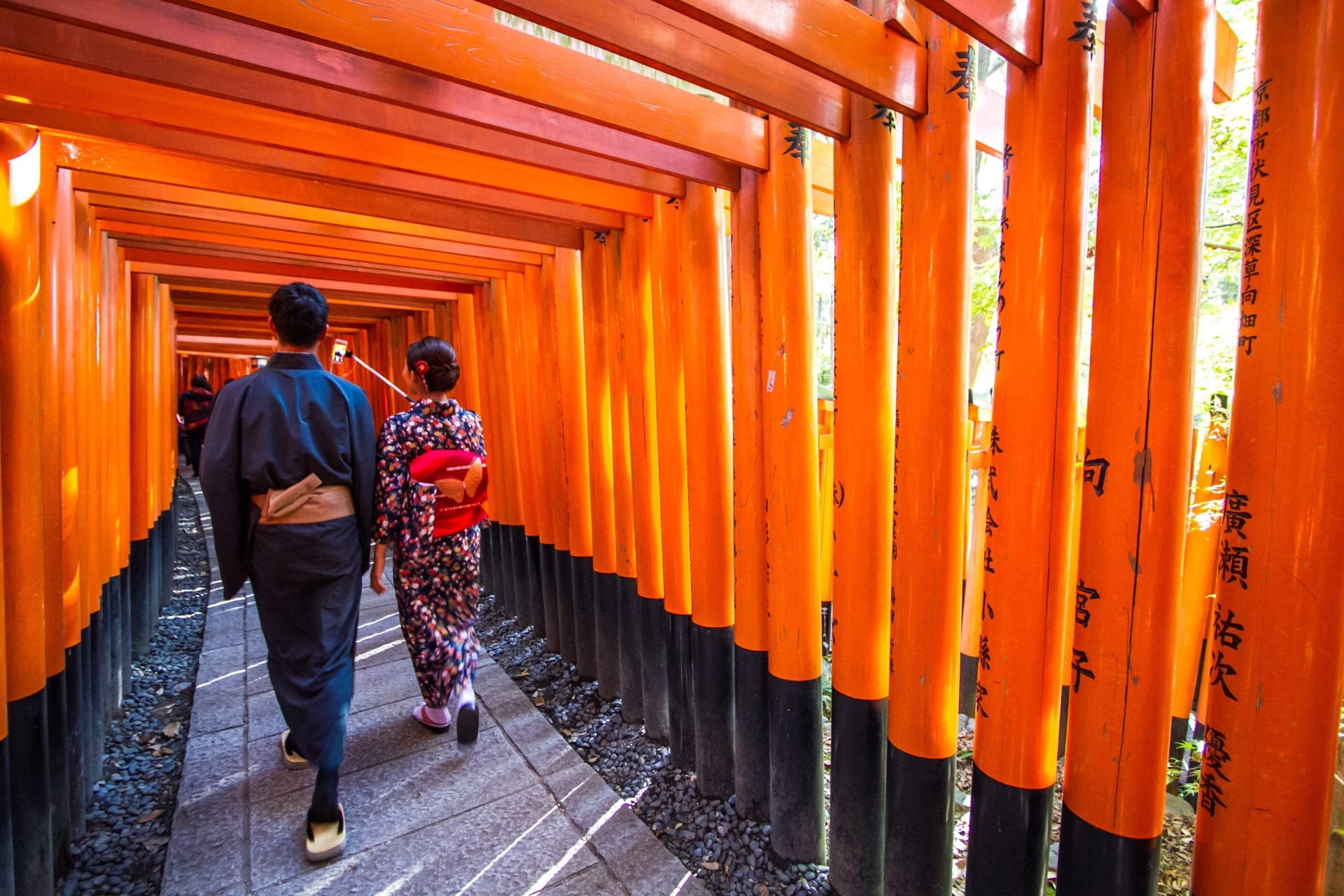 Visit Fushimi Inari Shrine 