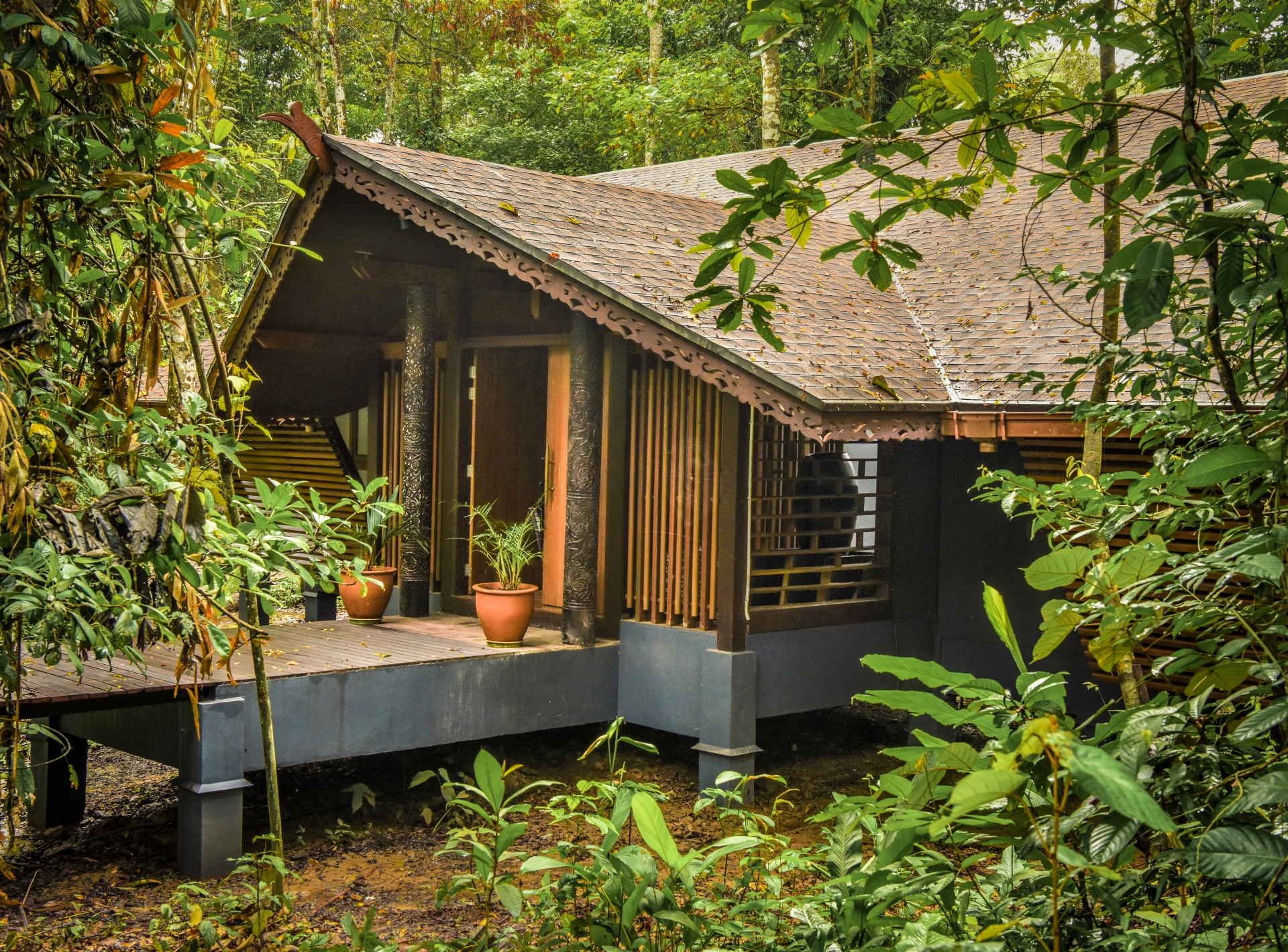 Villa Entrance - Sukau Rainforest Lodge