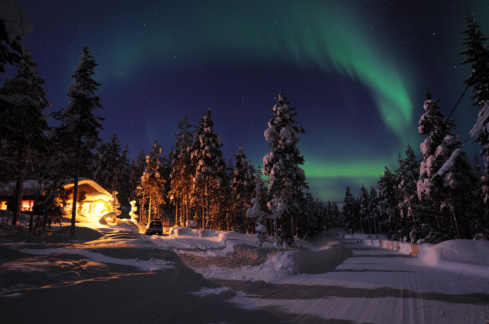 Northern Lights - A magical trip to visit Father Christmas