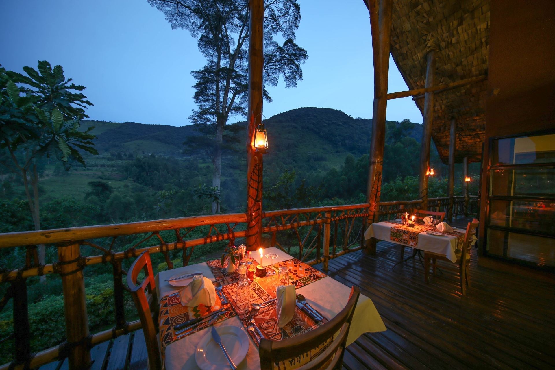 Dinner on the terrace - Mahogany Springs Safari Lodge