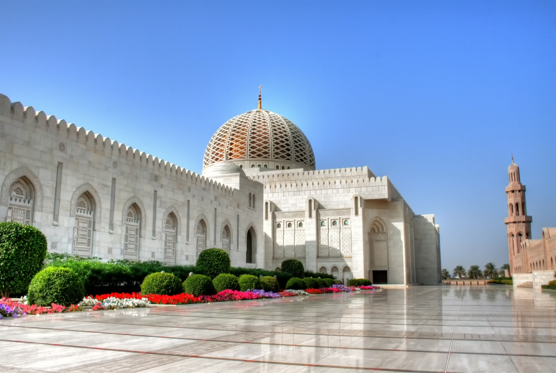 Grand Mosque - A Honeymoon to Oman and the Maldives