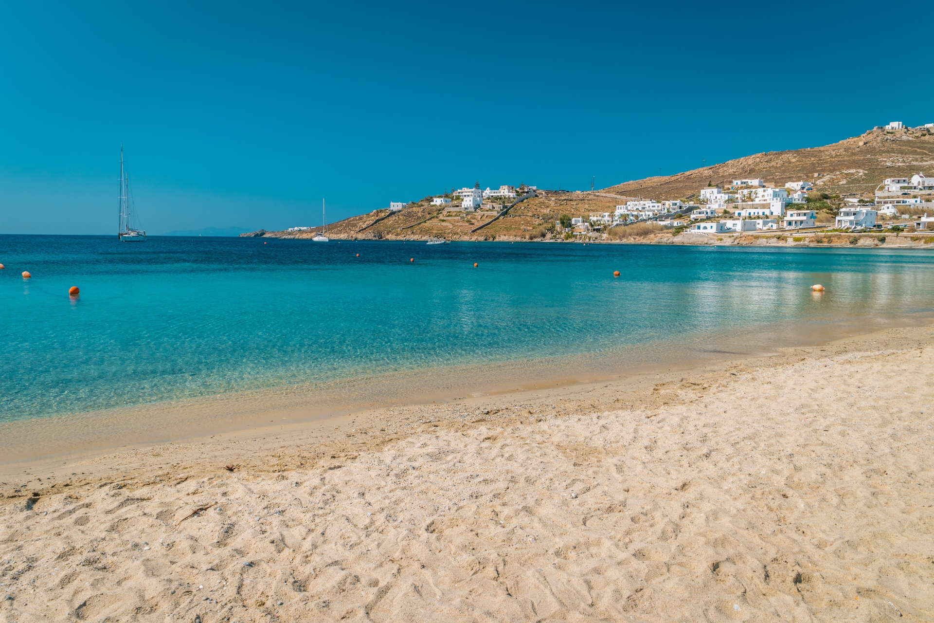 Mykonos beach - Classic Greek Islands