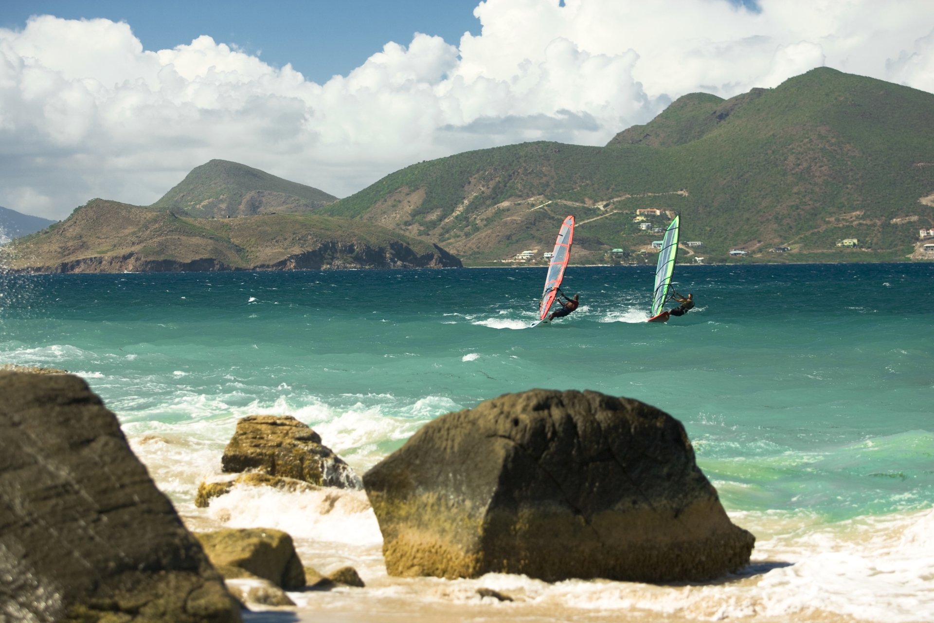 Windsurfing in Nevis