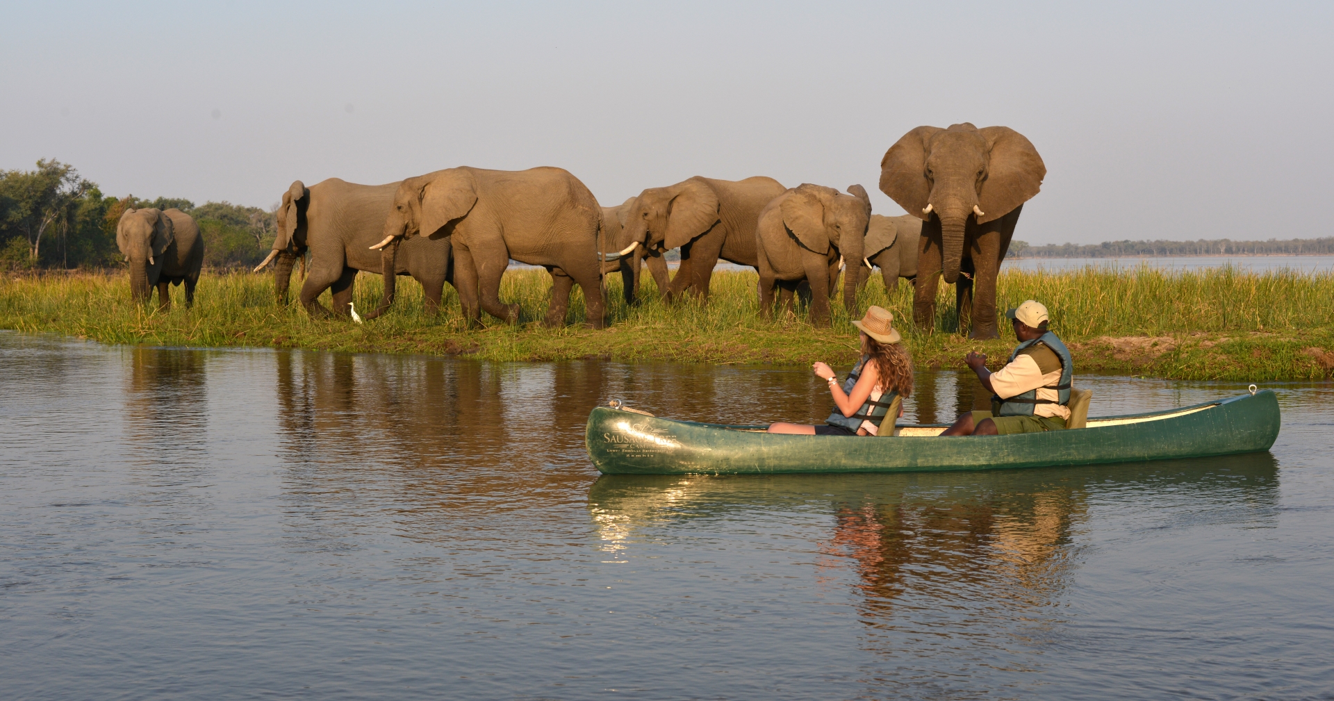 Canoeing on Lower Zambezi