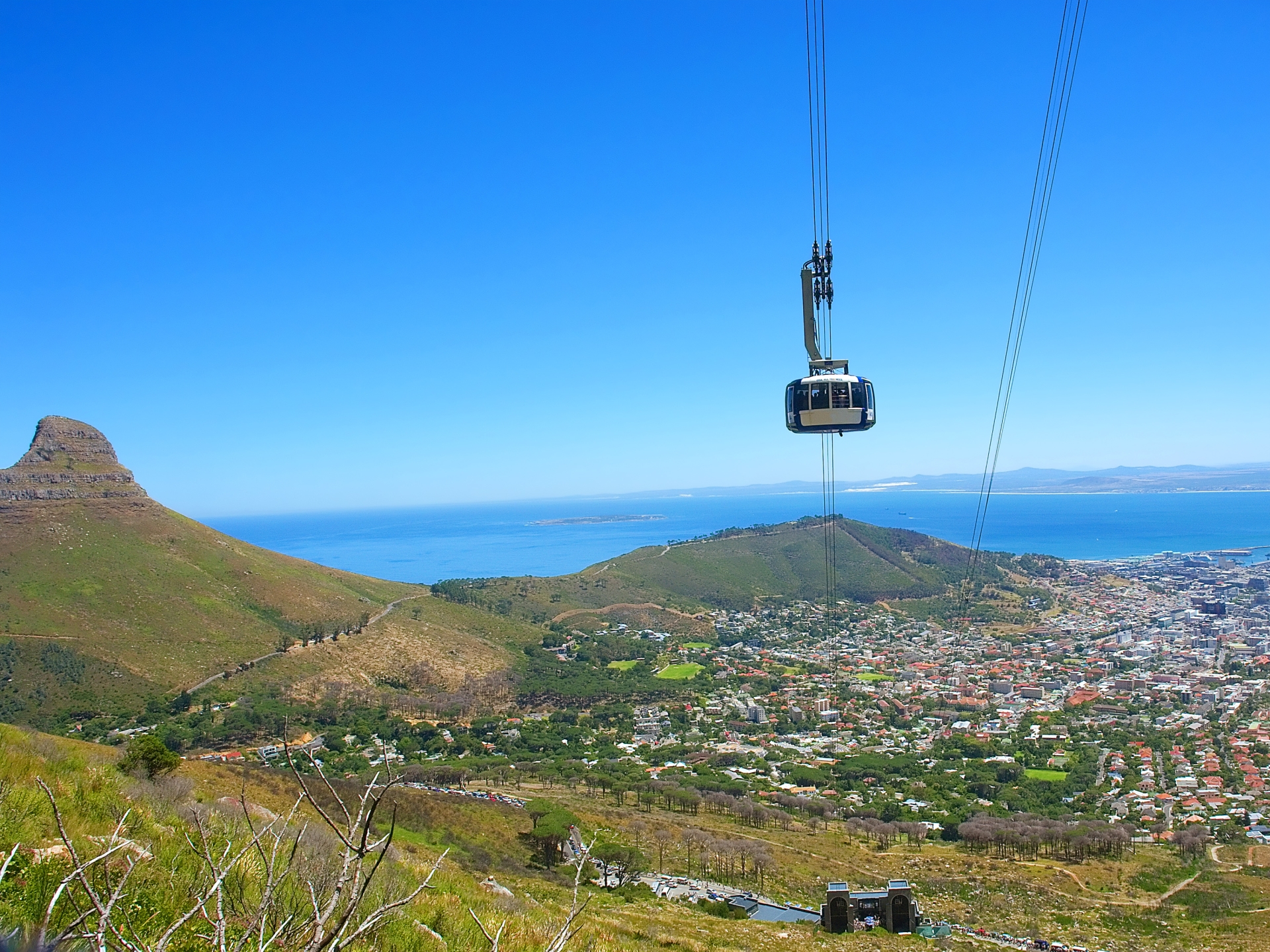 Cable car to Table Mountain 