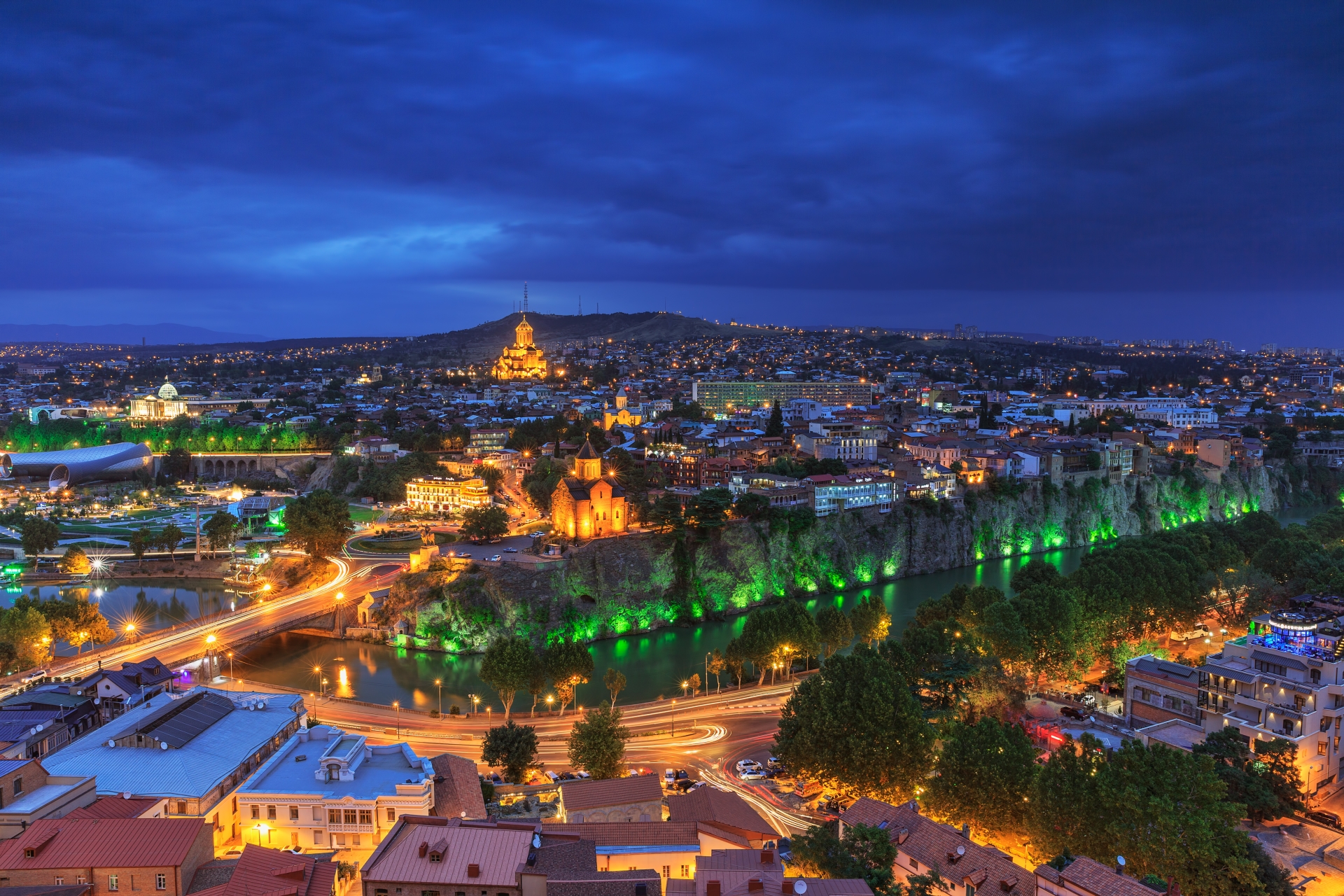 Tbilisi Night View 