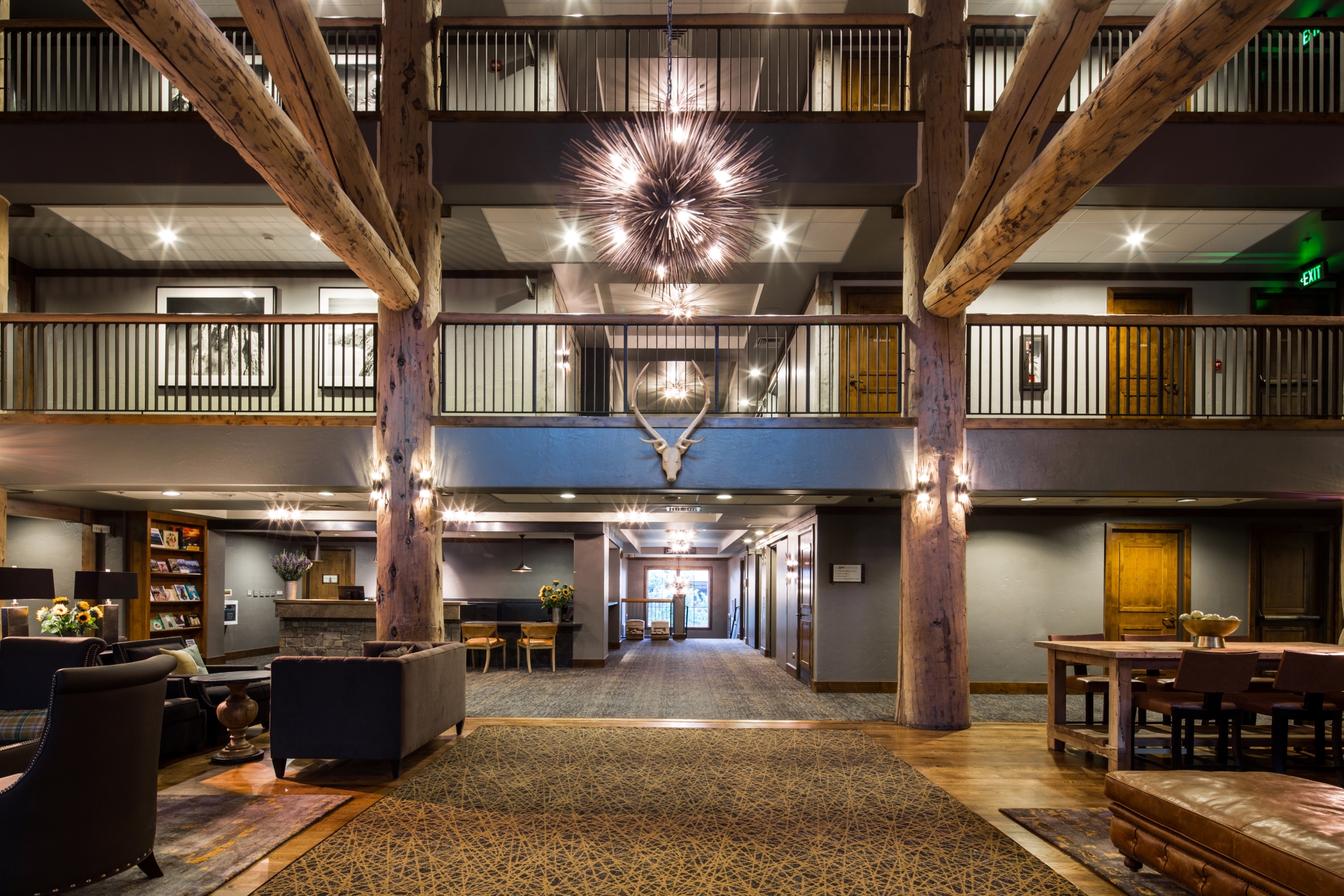 Teton Mountain Lodge  Spa Lobby 