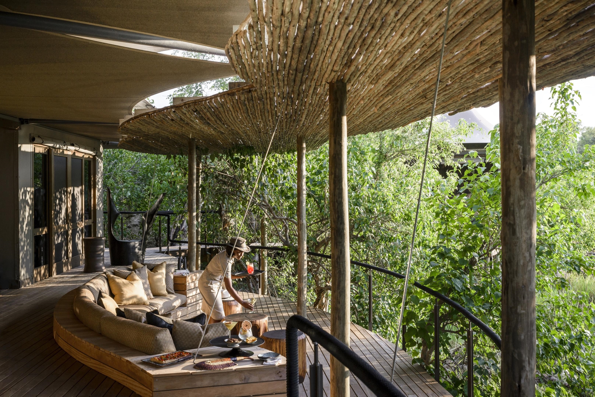 Lounge Views - Xigera Safari Lodge 