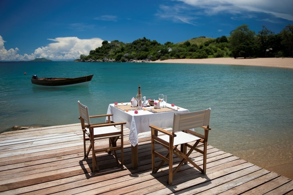 Dining on Lake Malawi 