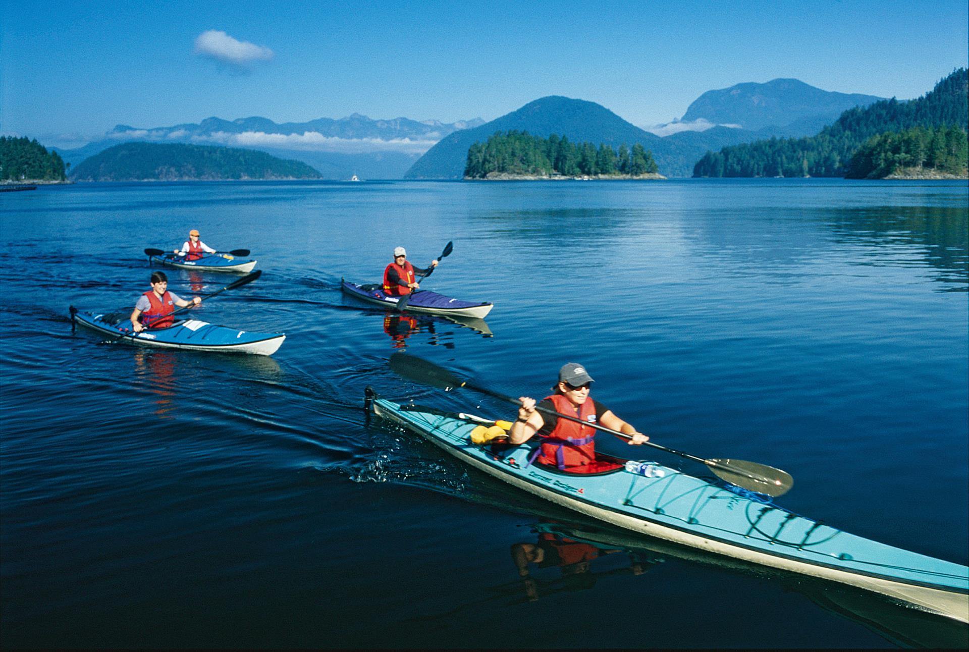 Kayaking at Wilderness Lodge - Best of British Columbia
