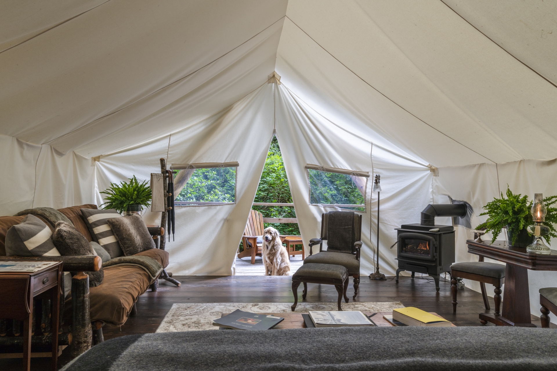 Luxury Tent at Clayoquot - Ultimate Western Canada 
